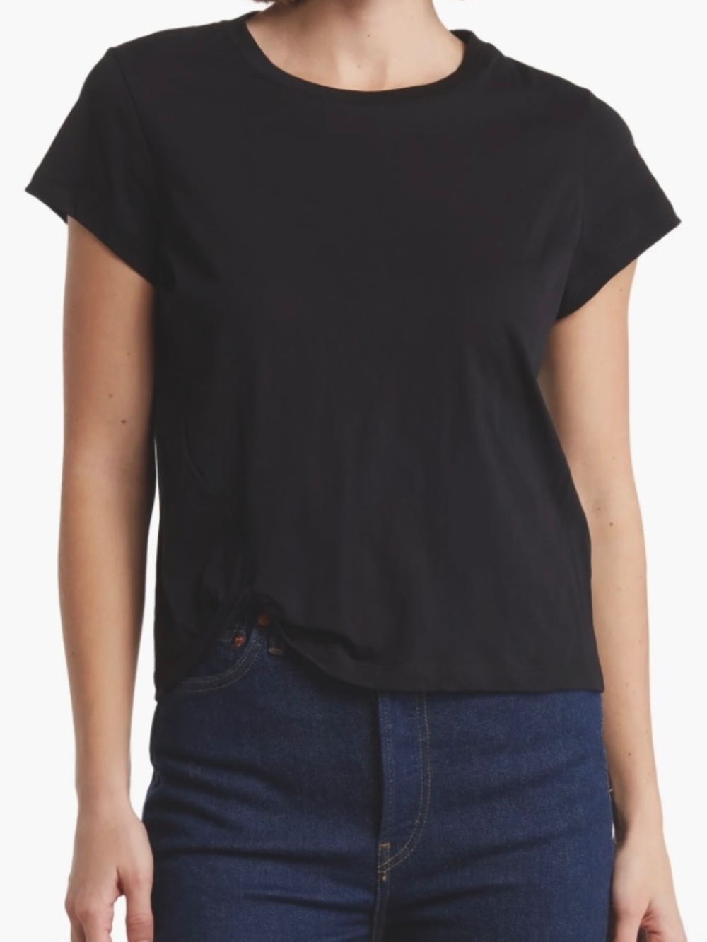 All Saints Mellon Twist Hem T-Shirt